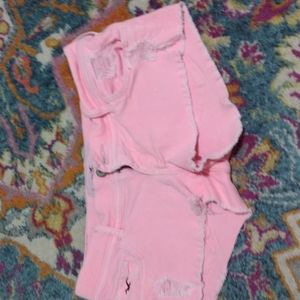Hollister Pink Jean Shorts